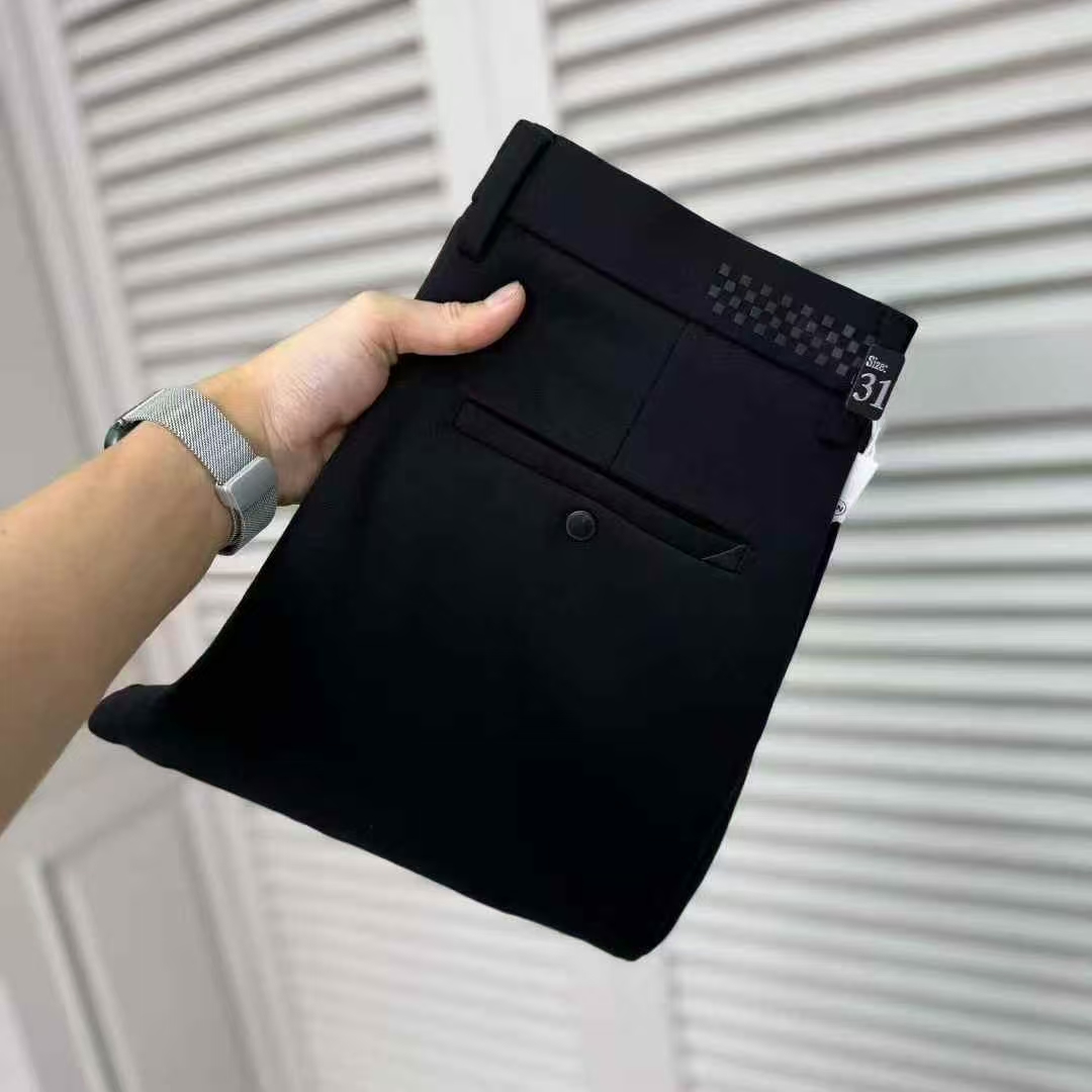 BUNERYNOBLE潮牌磨毛西裤2025冬季新品弹力修身商务时尚休闲58519