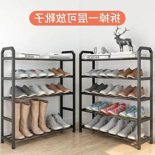 全铝合金鞋柜收纳家用门口入门室外过道电梯口单排多层窄小型鞋架
