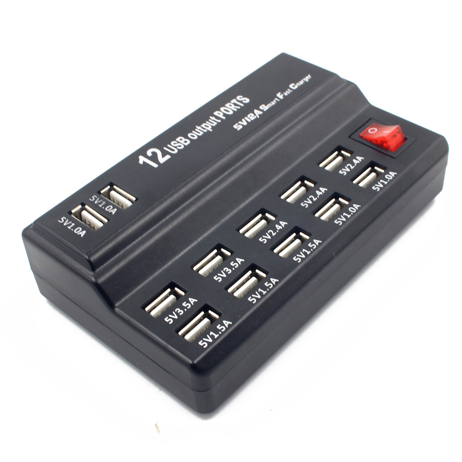 HUB10 12A charging station USB quick charger