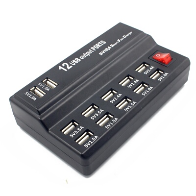 HUB10 12A charging station USB quick charger
