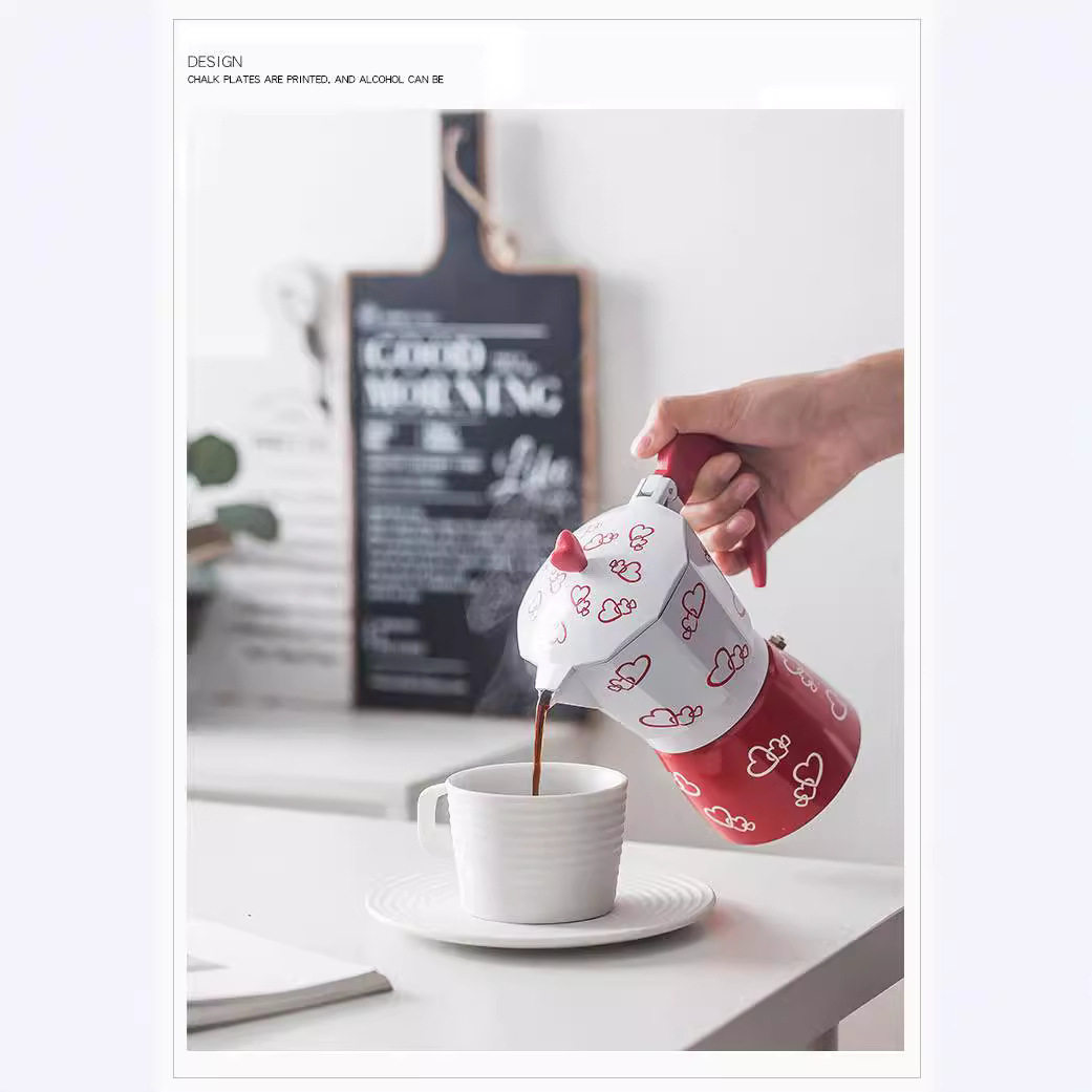 Italian aluminum mocha coffee pot coffee machine摩卡咖啡壶