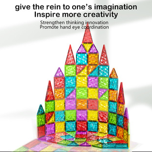New Diamond Magnetic Plate Children's Puzzle Building Blocks