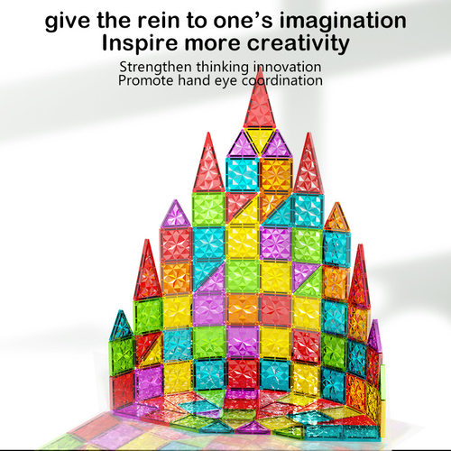 New Diamond Magnetic Plate Children's Puzzle Building Blocks