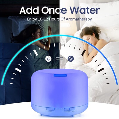 Humidifier 500ml desktop colorful aromatherapy lamp香薰机