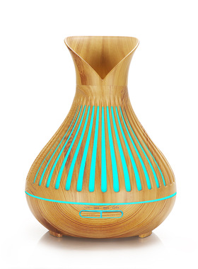 New aroma diffuser 500ml wood grain humidifier加湿器大花瓣