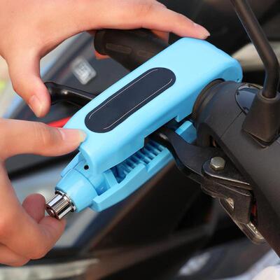 New  Motorcycle Handlebar Lock Anti Theft Bike Bicycle Grip