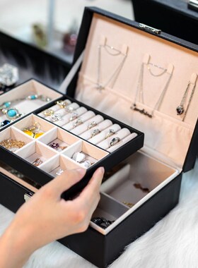 New Clock Watches Jewelry Boxes Leather Watch Box jewelcase