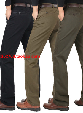 Men Business Casual Trousers Cotton Formal Dress Pants男裤