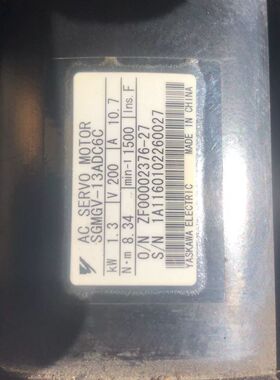 SGMGV-13ADC6C 安川电机 成色如图 现货实拍 需