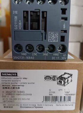 3RH2131-1KB40继电器