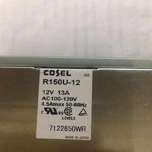 科索电源R150U-12输入100-120VAC输出12V1
