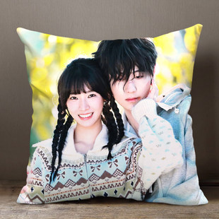 炽热吸引崔雨鑫方瑾周边同款抱枕来图定制午睡靠垫含枕芯手办礼物