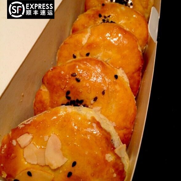 北京味多美现烤现发老婆饼喜饼甜饼早餐糕点零食五仁月饼当天出炉