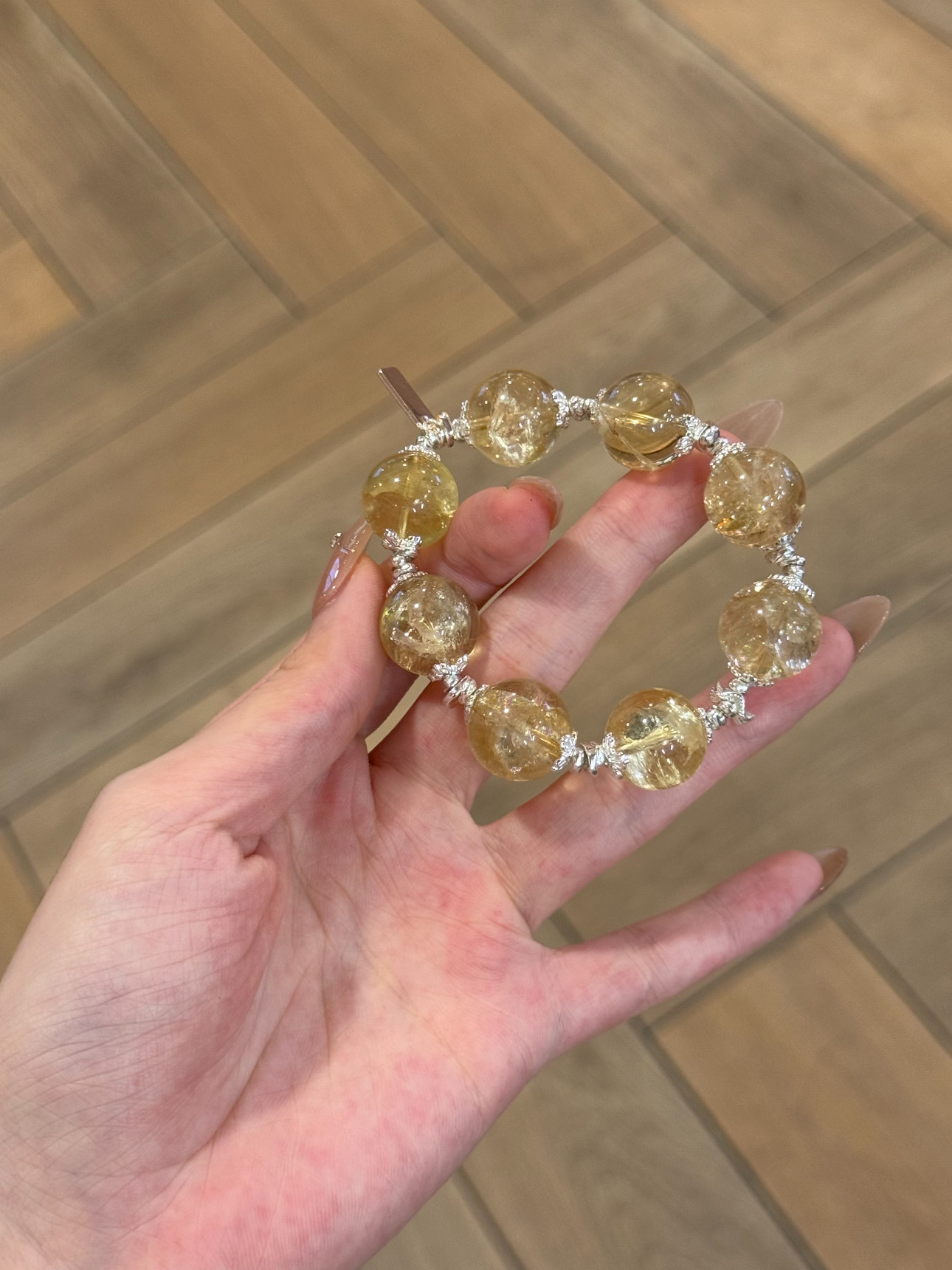 「冰糖雪梨」天然黄阿塞手串女款单圈时尚转运礼物简约百搭送闺蜜,饰品/流行首饰/时尚饰品新,手饰/手串,淘宝优惠券,粉丝福利购,淘宝优惠卷