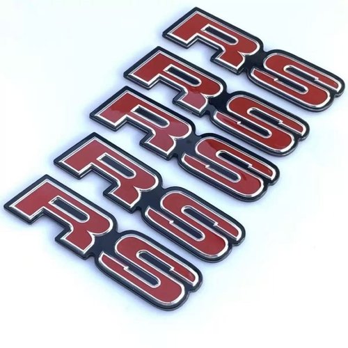 RS车标车身贴亚克力个性3D