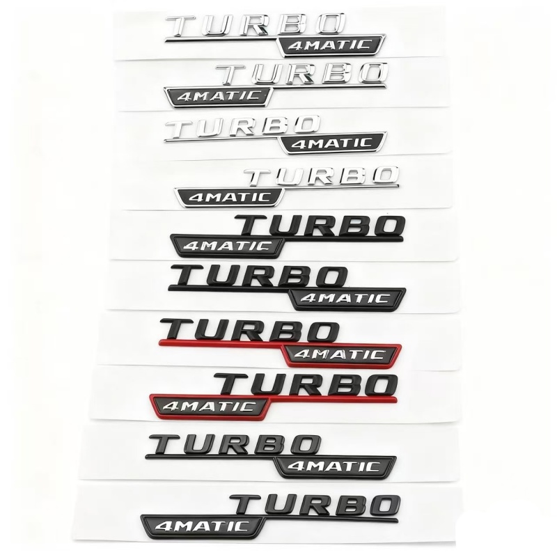 奔驰TURBO4MATICAMG叶子板车标