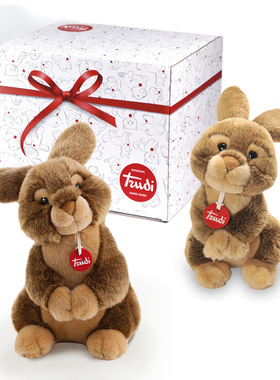 意大利trudi野兔Peter公仔礼盒兔子毛绒玩具玩偶礼物彭冠英同款
