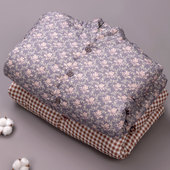 纯棉花手工棉衣女士冬季 加厚保暖棉袄中老年妈妈内外穿棉服内胆冬