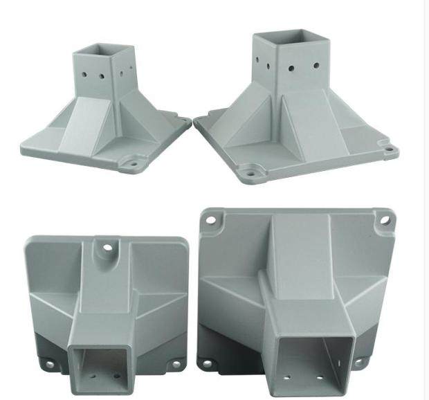 4040/4080/6060/6464/8080工业铝型材脚座铝合金铸铝固定地脚围栏