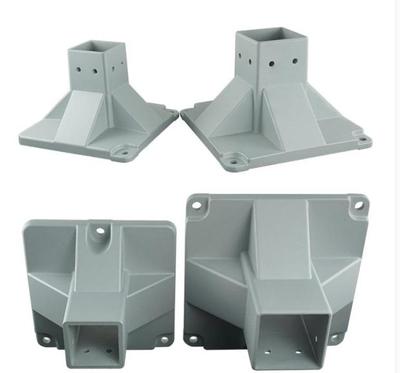 4040/4080/6060/6464/8080工业铝型材脚座铝合金铸铝固定地脚围栏