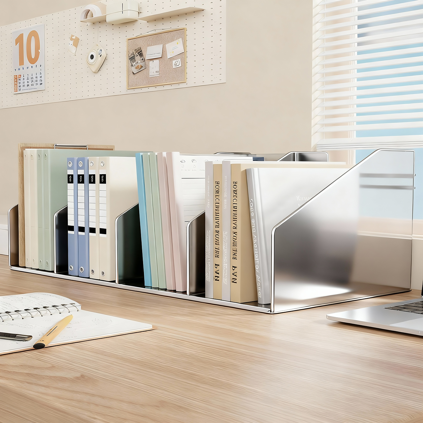 金属文件夹置物架桌面书本书立架