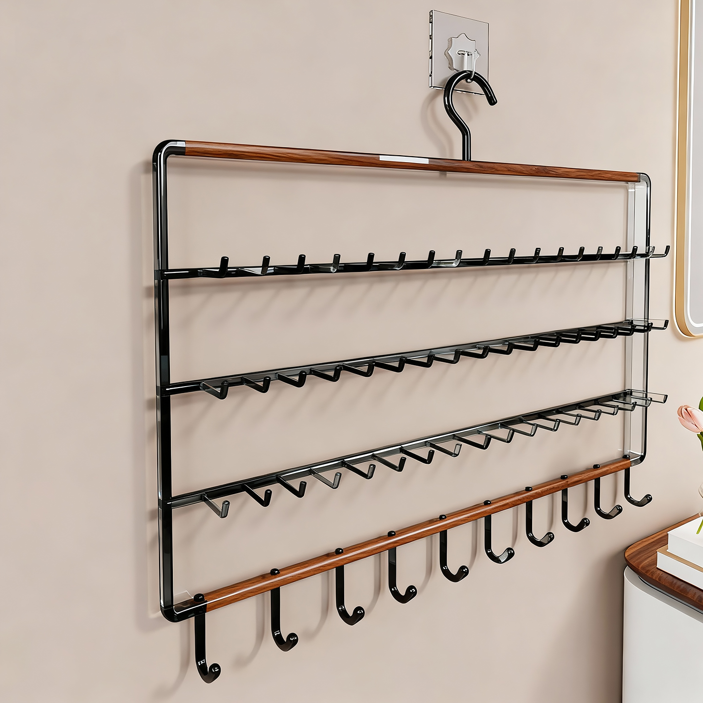 项链收纳架耳环发饰整理挂架