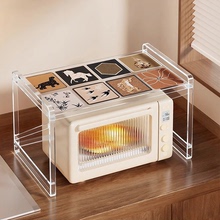 厨房微波炉置物架桌面电饭煲电饭锅水壶收纳架台面厨房电器放置架