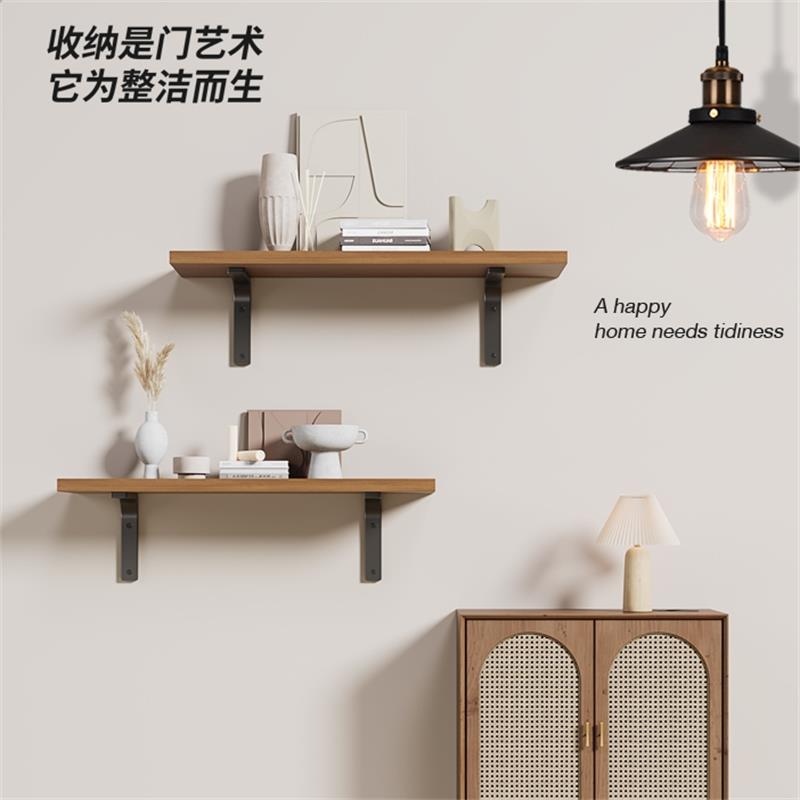 客厅墙上多功能置物架梳妆台化妆品收纳架子投影仪支架免打孔床头壁挂式路由器投屏放置架厨房调味瓶收纳神器