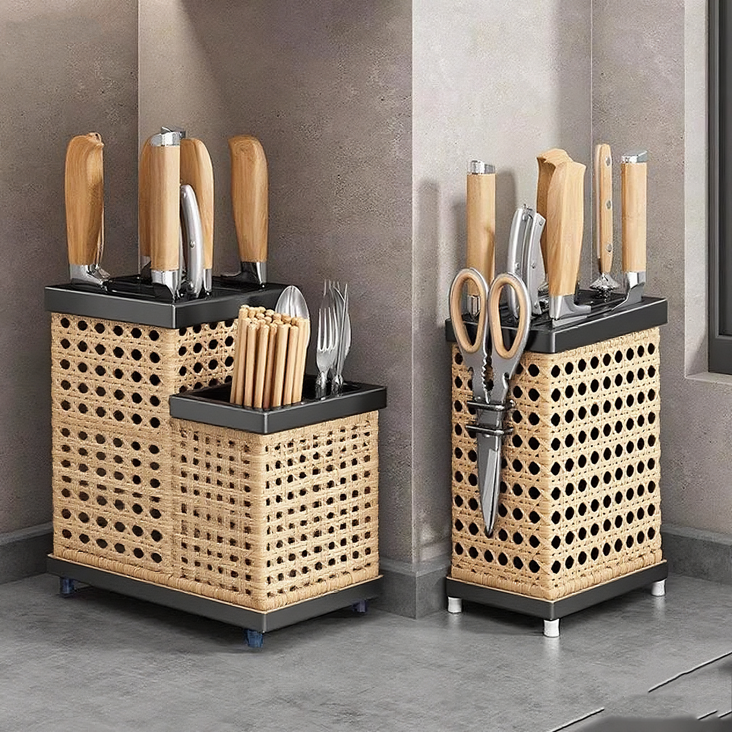 厨房不锈钢刀架置物架