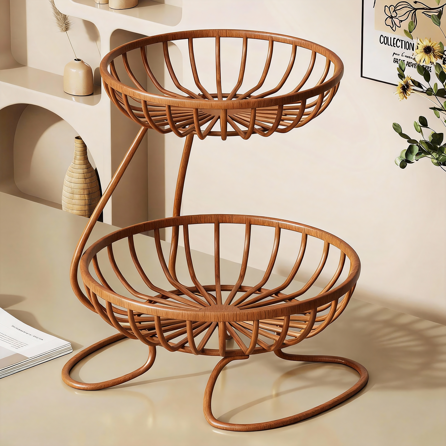 家用高颜值水果盘客厅茶几多层多功能果盘果篮糖果零食干果摆放盘,厨房/烹饪用具,果蔬置物架/篮/框,淘宝优惠券,粉丝福利购,淘宝优惠卷