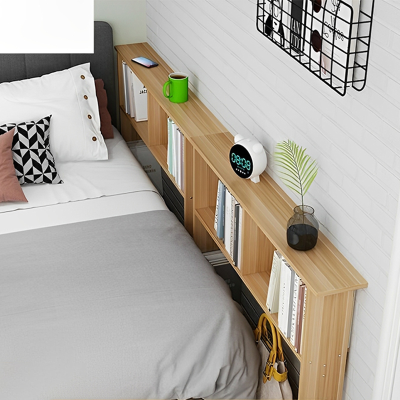 卧室实木靠背多功能床