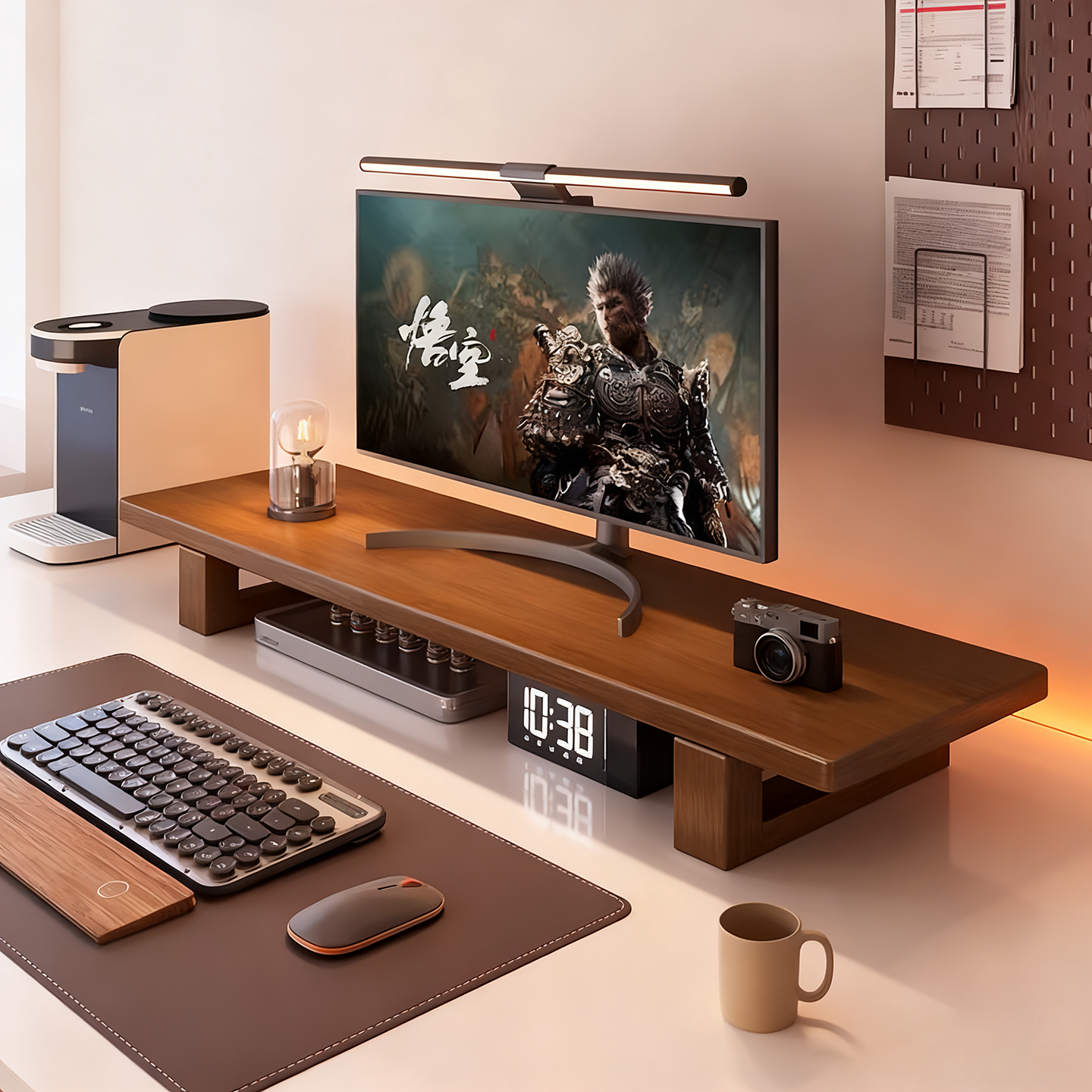 电脑增高架办公室显示器抬高支架