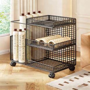 书法收纳桶可移动书法作品储物架宣纸卷轴整理神器家用画轴置物架