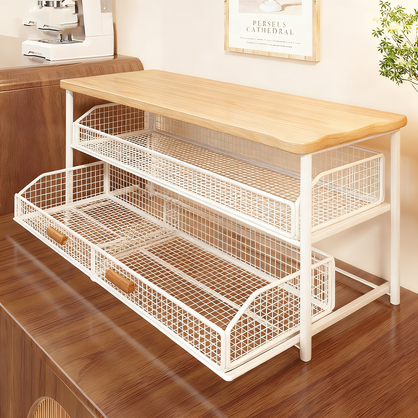 桌面咖啡机增高置物架