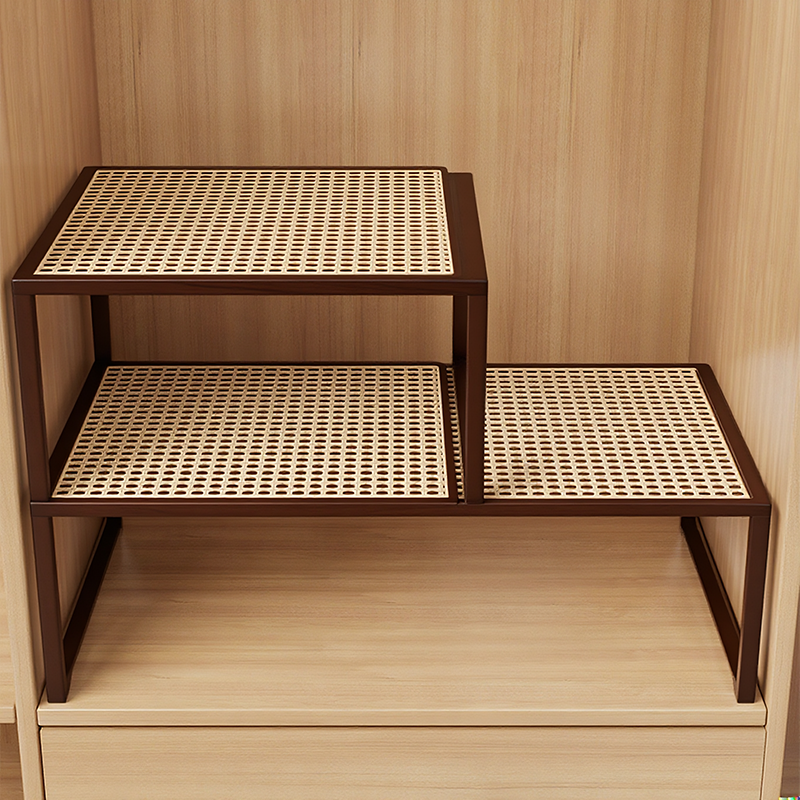 衣柜台面分层隔板置物架多功能可伸缩隔层隔断整理架柜内收纳挡板,收纳整理,整理隔板,淘宝优惠券,粉丝福利购,淘宝优惠卷