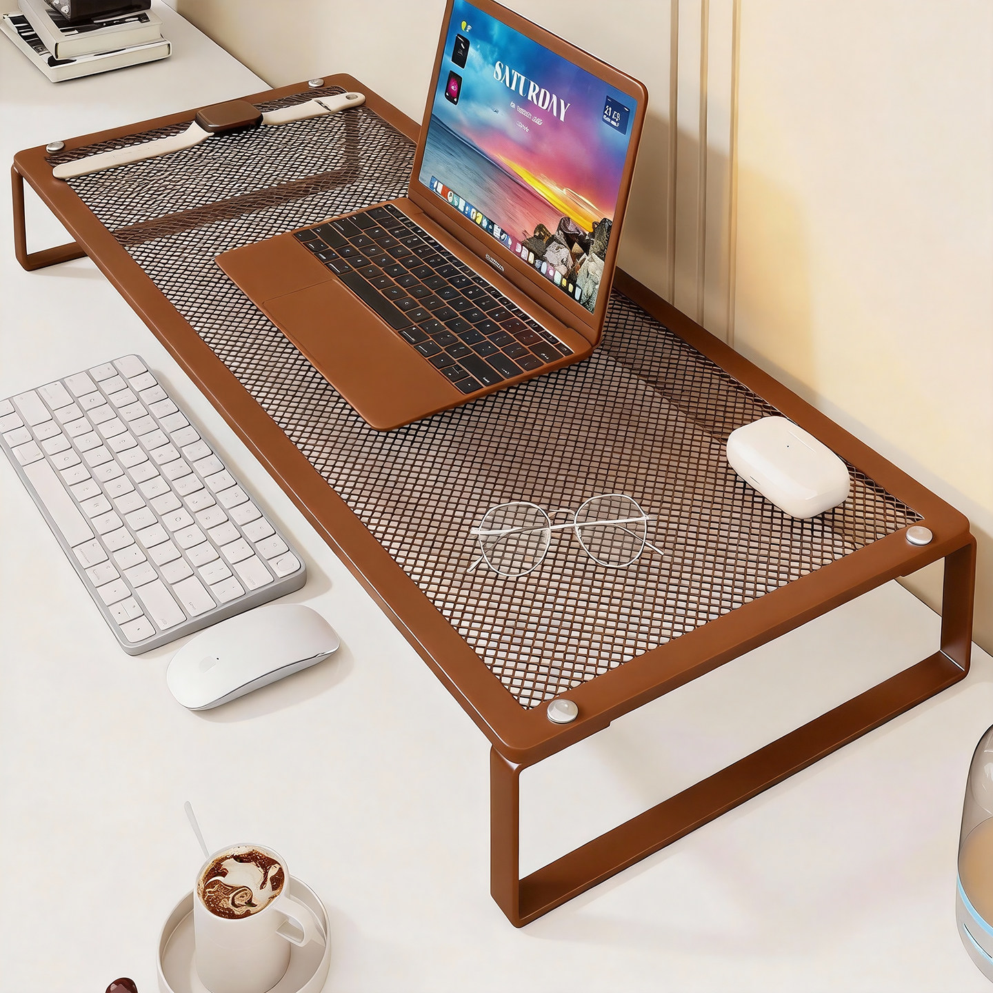 电脑增高架台式显示器垫高底座支架笔记本悬空散热烧烤架屏幕托架,住宅家具,搁板/置物架/家用陈列架,淘宝优惠券,粉丝福利购,淘宝优惠卷