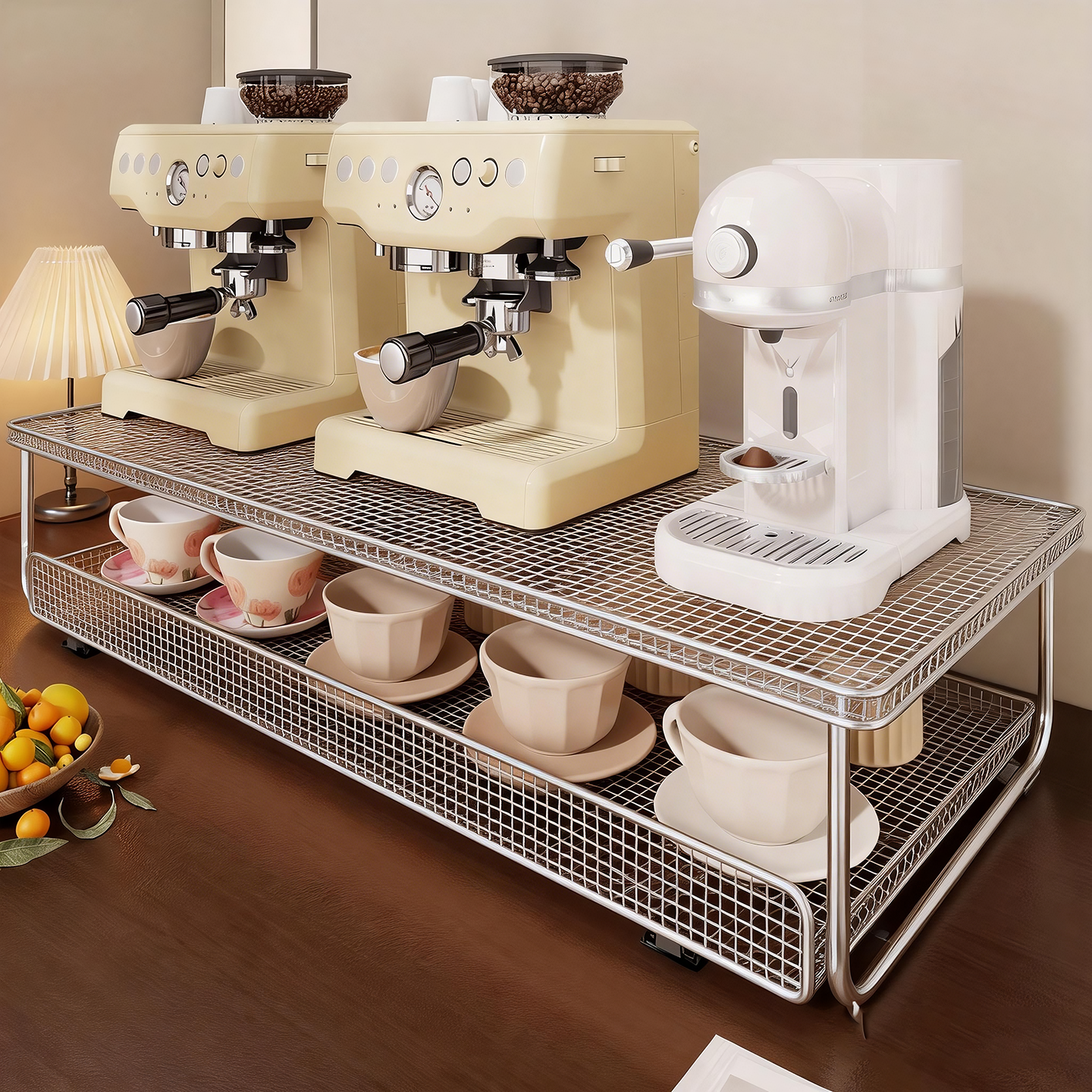 咖啡机置物架多功能储物杯架