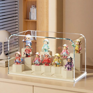 手办陈列架桌面盲盒公仔收纳展示架玩具积木泡泡玛特模型整理神器