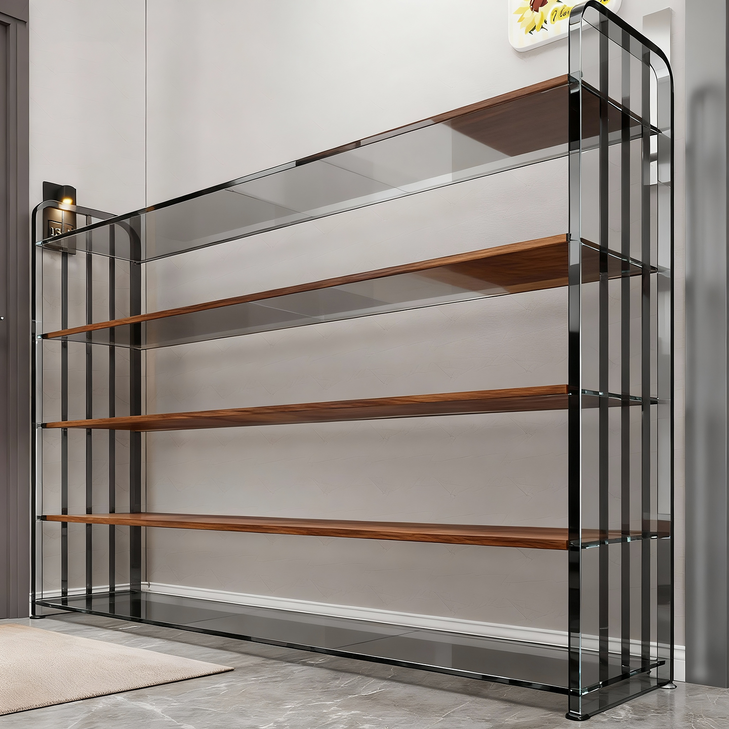 外卖置物架家用门口快递放置架