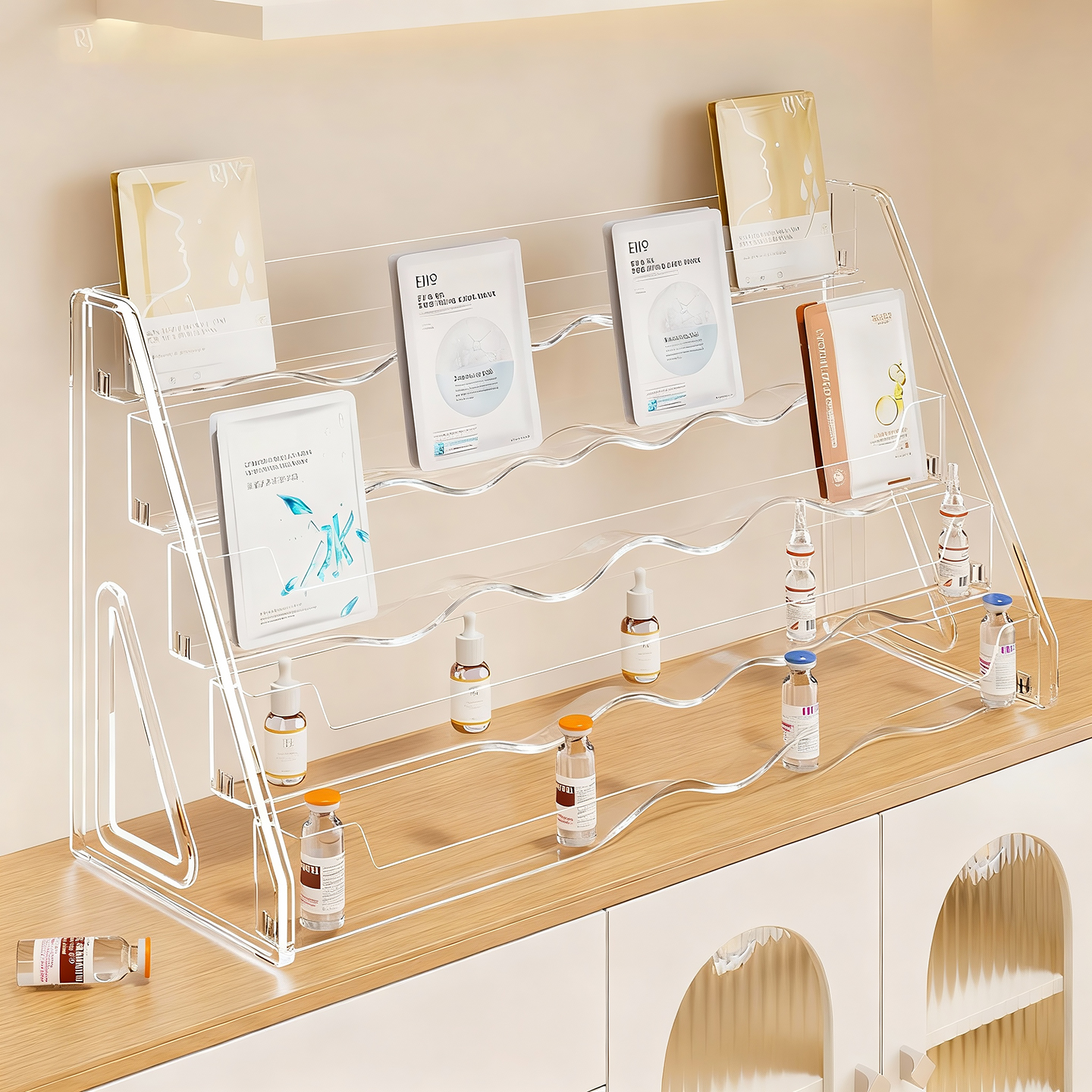 眼影盘分层收纳架护肤品整理神器