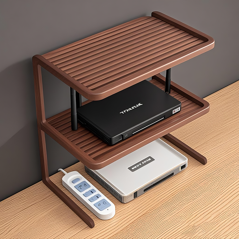路由器置物架分层机顶盒放置架