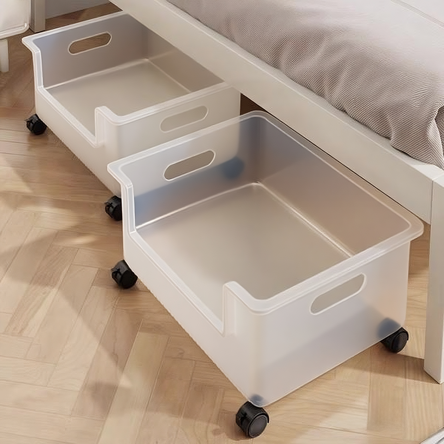 带轮床底收纳箱大容量整理箱