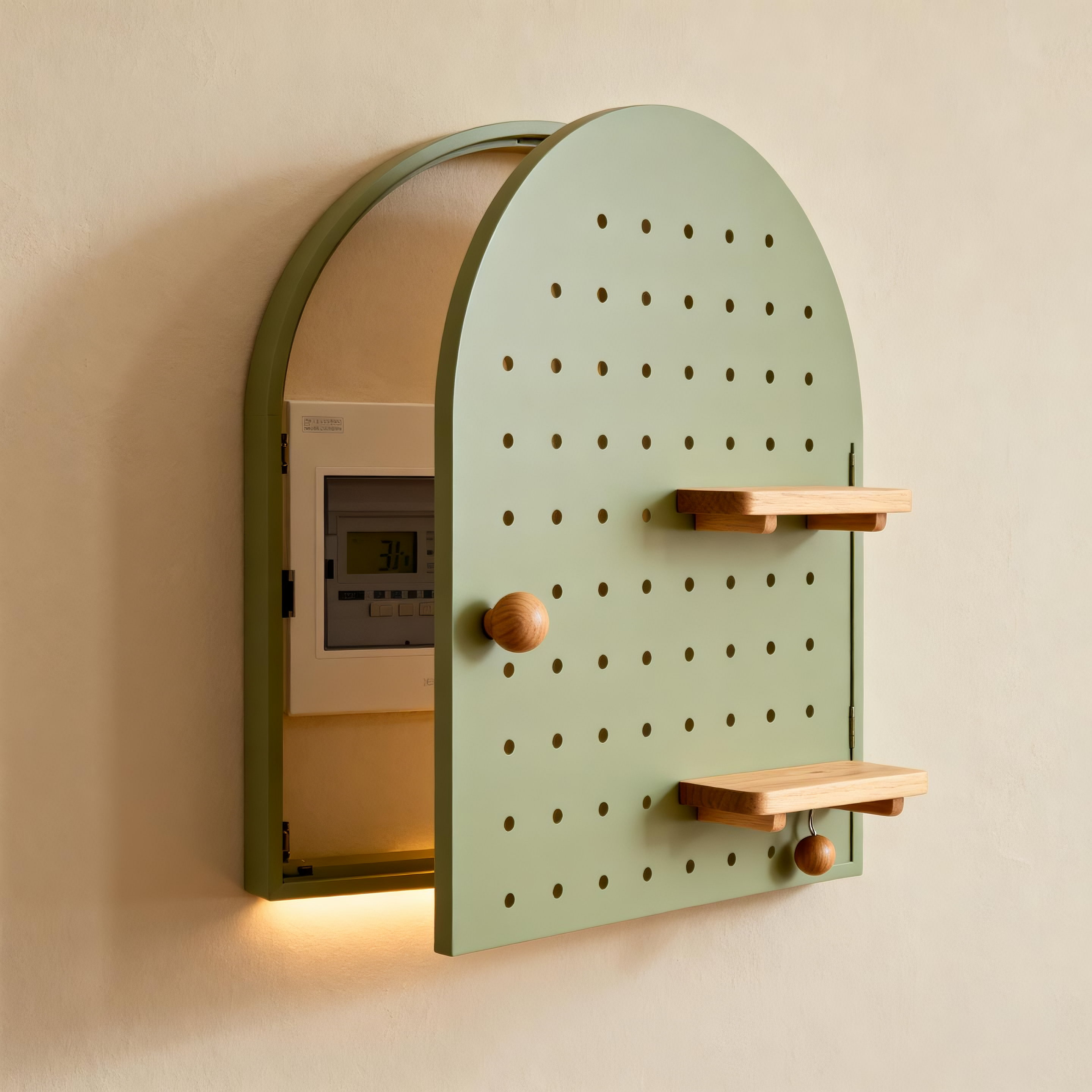 家用洞洞板电表箱装饰盖板