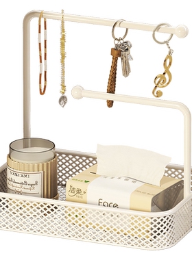 入户门鞋柜上置物架口红收纳架