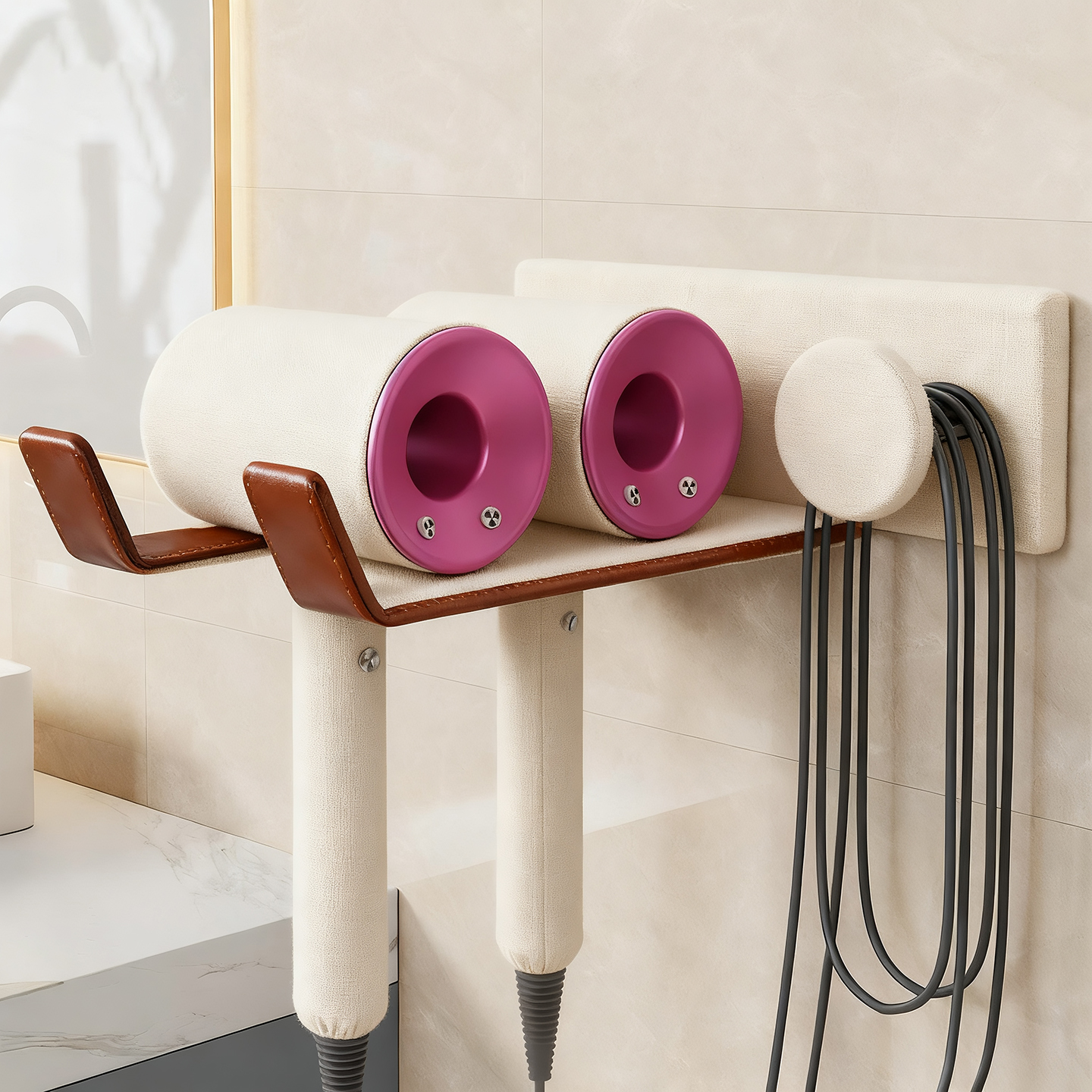 吹风机置物架免打孔壁挂式