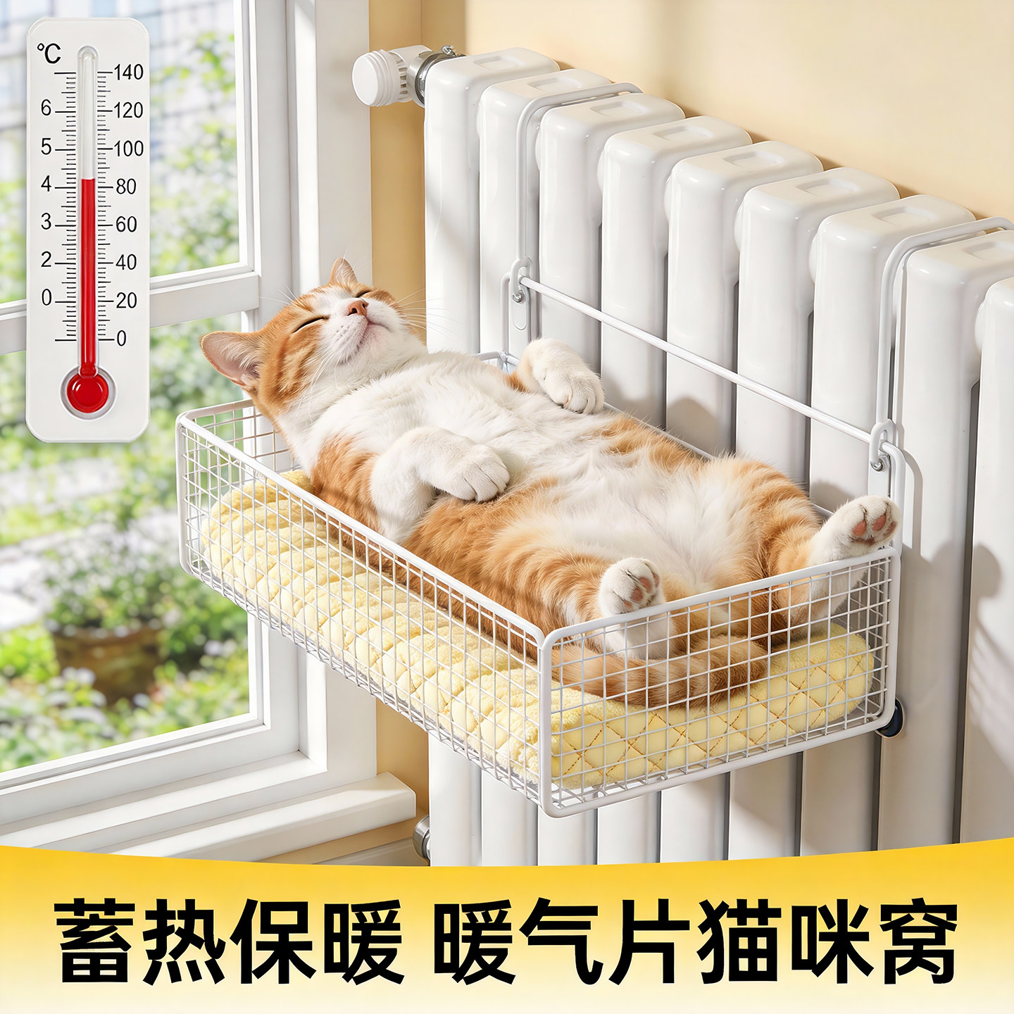 暖气片猫窝悬挂式猫咪吊床冬季阳台晒太阳猫爬架四季通用床边睡窝,宠物/宠物食品及用品,猫窝/屋/帐篷/沙发,淘宝优惠券,粉丝福利购,淘宝优惠卷