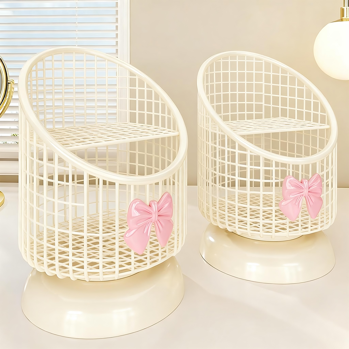 化妆刷收纳筒化妆品分区整理筒