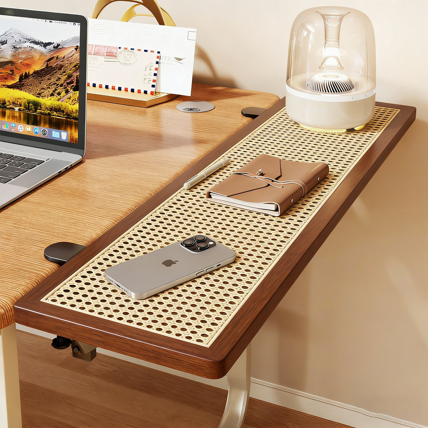 桌面延长板办公桌鼠标键盘托架桌子加长加宽延伸板可折叠手臂支架