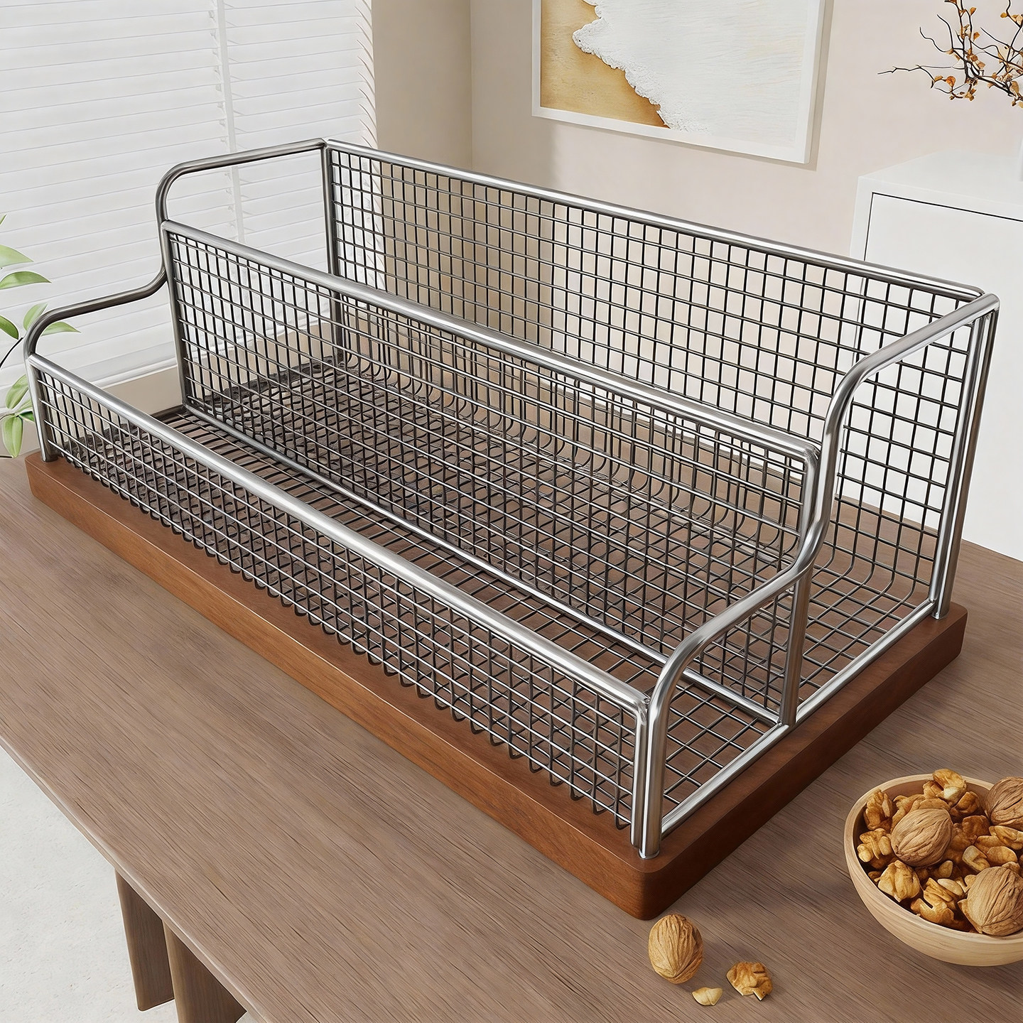 CD架黑胶唱片收纳架铁艺分格置物架碟片磁带光盘放置架专辑收藏夹