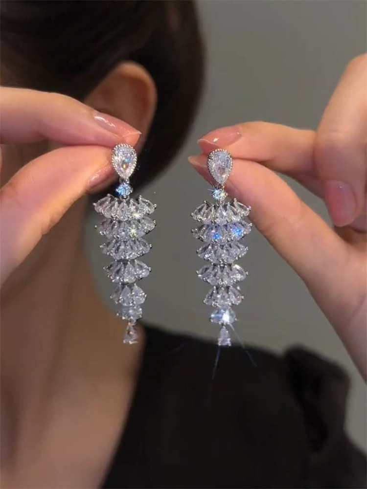 姿茉日韩女925银针防过敏耳钉